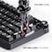 لوحة مفاتيح الألعاب السلكية Cybeart Nighthawk 75 Lite - TKL RGB - أسود