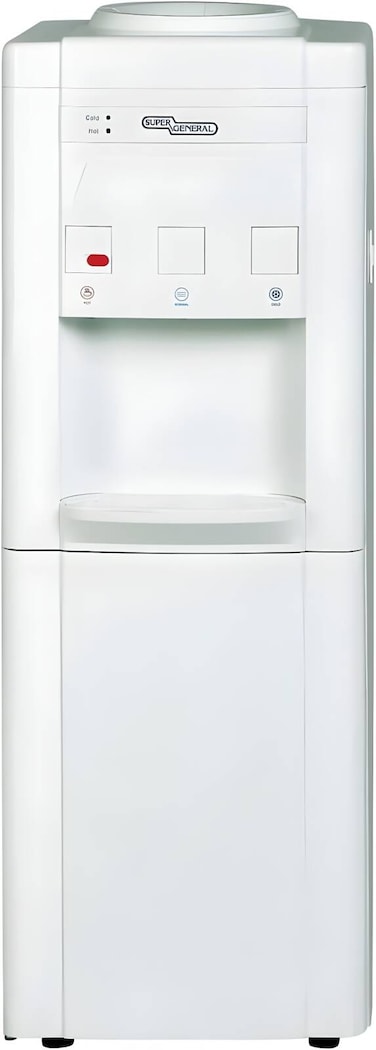 Super General Freestanding Water Dispenser With Cabinet - White   SGL1051W