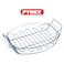 Pyrex Irresistible 4L Oval Roaster with Rack