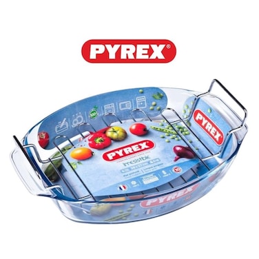 Pyrex Irresistible 4L Oval Roaster with Rack