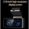 Dual Dash Camera 2K Front + 1K Rear WiFi Car DVR with G-Sensor, Night Vision &amp; Loop Recording