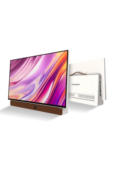 Skyworth 24-Inch Portable Smart Screen with Google TV