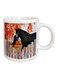 Precious Cat And Horse Printed Ceramic Coffee Mug Multicolour
