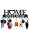 Decorative Metal Key Holder Wall Mount &ndash; 10-Hook 'Sweet Home' Key Rack for Entryway, Hallway, and Kitchen &ndash; Rustic Farmhouse Key Organizer and Wall D&eacute;cor &ndash; حامل مفاتيح جداري