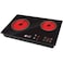 LC Dual Infrared Electric Cooker 3000W Glass Top Hot Plate with Touch Control &amp; 2 Burners