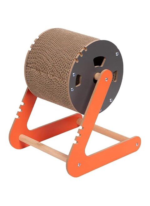 TOMVAES Cat Scratching Board Scratching Ball Toy Cat Scratch Post Rotating Cat Wheel Toy for Kitty Small Animals Kitten Exercise