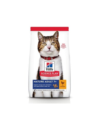 Hill&rsquo;s Science Plan Mature Adult 7+ Cat Food With Chicken 3 kg