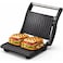 2-in-1 Non-Stick Panini Press &amp; Sandwich Maker - 750W Quick Heating with Cool-Touch Handle