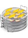 Air Fryer Rack Compatible with Ninja Foodi 8Qt Stainless Steel 8.5inch Dehydrator Stand 5 Layers Stackable Dehydrating Rack Grill for Air Fryer Oven