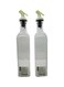 Classic 2-Piece Oil Dispenser Set Clear 500ml