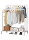 Clothes Organizer And Metal Stand White