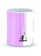 Stylizedd Designer Printed Coffee Mug with Heavy Duty Handle 11oz Ceramic Personalised Gift Mugs Cup [Microwave Safe &amp; Dishwasher Proof ] - Paint Hanger (Pink)