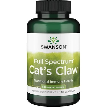 SWANSON FULL SPECTRUM CAT`S CLASW 500mg 100capsules
