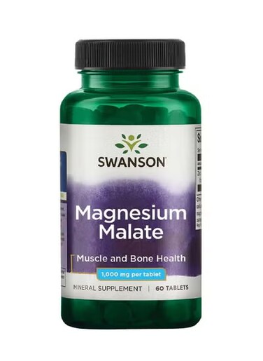 Magnesium Malate 1000 mg 60 Tablets
