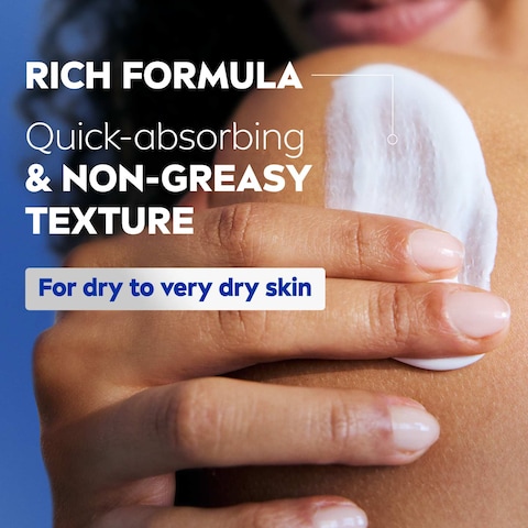 NIVEA Body Lotion, Dry to Very Dry Skin, Rich Nourishing, 400ml