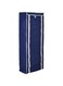 Happer Premium 9-Tiers Shoe Rack / Multipurpose Storage With Dustproof Cover, (Blue)