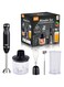 RAF BLENDER SET 5 İN 1    Stainless Steel 400W    Powerful Turbo Boost With Variable Speeds, Chopper, Mixer, Food Processor, Smoothie Maker and milk frother