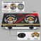 STARLIFE Gas Stove 2 Burners Glass Stove Auto Ignition Table Top Cooker, SL-1110