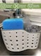 Home Care Sink Drain Basket Multicolour &ndash; Kitchen Sink Drain Basket for Washing Fruits, Vegetables, Retractable Double-Layer Kitchen Basket Drainer with Detachable Handle Strap   Drains &amp; Strainers