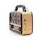 Retro-Style Portable 3-Band Radio with Bluetooth, Rechargeable Battery, and USB/TF Support

