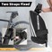 ROCKBROS Bike Saddle Bag Seat Bag Bicycle Bag Under Seat Bike Accessories Storage Pouch Ultralight Cycling Wedge Pack for Road Mountain MTB Foldable Bike