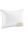 Linen Klub 100% Cotton Luxury Pillow with Elegant Golden Single Piping - Standard Size (50 x 75 cm) in Classic White