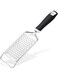 Rainspire Professional Cheese Graters for Kitchen Stainless Steel Handheld, Metal Lemon Zester Grater With Handle For Cheese, Chocolate, Spices, Kitchen Gadgets And Tools, Soft Grip Handle, Black