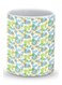 Premium Floating Ameoba Designer Mug Beige/Blue/Green
