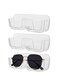 Sunglasses Organizer Wall Mounted Sunglasses Holder Clear Acrylic Glasses Storage No Drilling Space Saving Eyeglasses Glasses Holder for Office Bedroom