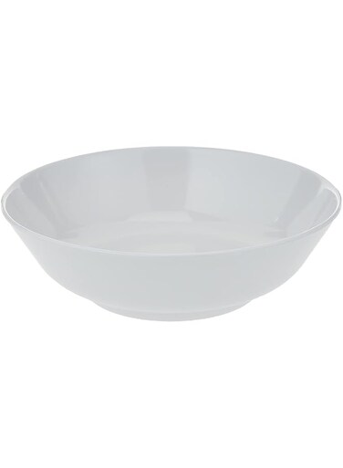 Dinewell Melamine White Serving Bowl, 21 Cm, White , Dwc2081W , 1 Pc