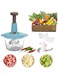MSP Kitchen hand press manual vegetable chopper Mixer Cutter for Onion, Salad, Tomato, Garlic, Large Vegetable &amp; Fruit Chopper Handheld Food Chopper and Blender (15L)