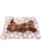 Cozy Cat Calming Blanket, Dog/Cat Flannel Throw with Paw Prints, Soft &amp; Warm (Samll)