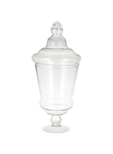 Harmony 2724623317588 Candy Jar, Clear, 18 x 41 cm, Glass
