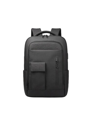 Mobcos Back Pack Black 8966 Premium Waterproof Anti-Theft Laptop Backpack with USB Charging Port &ndash; Oxford Business Travel Backpack for Men &amp; Women, Slim Lightweight Work &amp; College Bag
