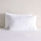 Home Cotton Satin Stripe Pillowcases White 2-Pack