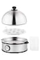 Rapid Egg Cooker 7 Slots, Stainless Steel Automatic Egg Steamer
