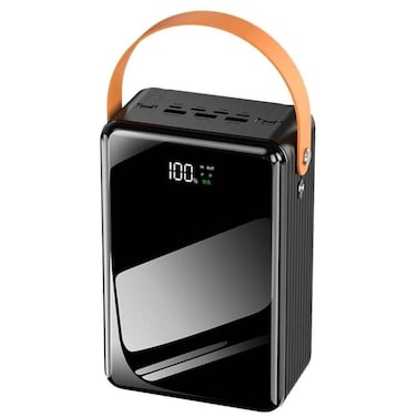 80000mAh Fast Charging Power Bank with LED Display, 22.5W Output and Multiple Ports