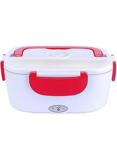 Obery Multifunctional Portable Electric Heating Lunch Box Food Heater Food Warmer with Removable Stainless Steel Container for Home Office(EU-Plug)