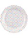 Neviti 678238 Carnival Dots Plate, Multi-Colour