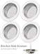 Stainless Steel Kitchen Sink Strainer Kitchen Sink Drain Strainer Anti-clogging Block Food Particles Kitchen Filter Sink Strainers for Kitchen Sinks with Large Wide Rim