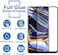Muzz 9H Hardness, Edge to Edge Curved Border Tempered Glass Screen Protector for Realme 7 Pro - Black