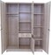 Galaxy Design 3 Door wardrobe for Bedroom, 3 Door Cupboard for Bedroom Wardrobes, Engineered Wood Cupboard (Cherry Rabhite)