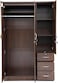 Galaxy Design 3 Door wardrobe for Bedroom,3 Door Cabinet for Bedroom Wardrobes, Engineered Wood