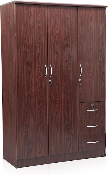 Galaxy Design 3 Door wardrobe for Bedroom,3 Door Cabinet for Bedroom Wardrobes, Engineered Wood