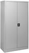 Galaxy  Design Cabinet 2 Door Steel, Grey - W90cm x H180cm x D45cm by, GDF-FC510