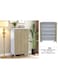 Galaxy  Design Wooden Shoe Rack with Dustproof Cover Multi-Function storage box For Home, Living Room, GDF-514 Color Oak Light