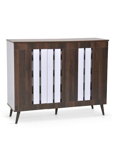 Galaxy  Design Wooden Shoe Rack, Multi-Function Storage Tower Shelf, Storages Box, Shoe Cabinet for Home, Living Room Color (Columbia White)