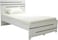 Galaxy Design Modern &amp; Sublime Design Fully Wooden Single Bed White 90x190 cm