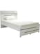 Galaxy Design Local Made Bed Modern &amp; Sublime Design Fully Wooden Twin Bed White 140x200 cm