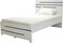 Galaxy Design Local Made Bed Modern &amp; Sublime Design Fully Wooden Queen Bed White 150x190 cm